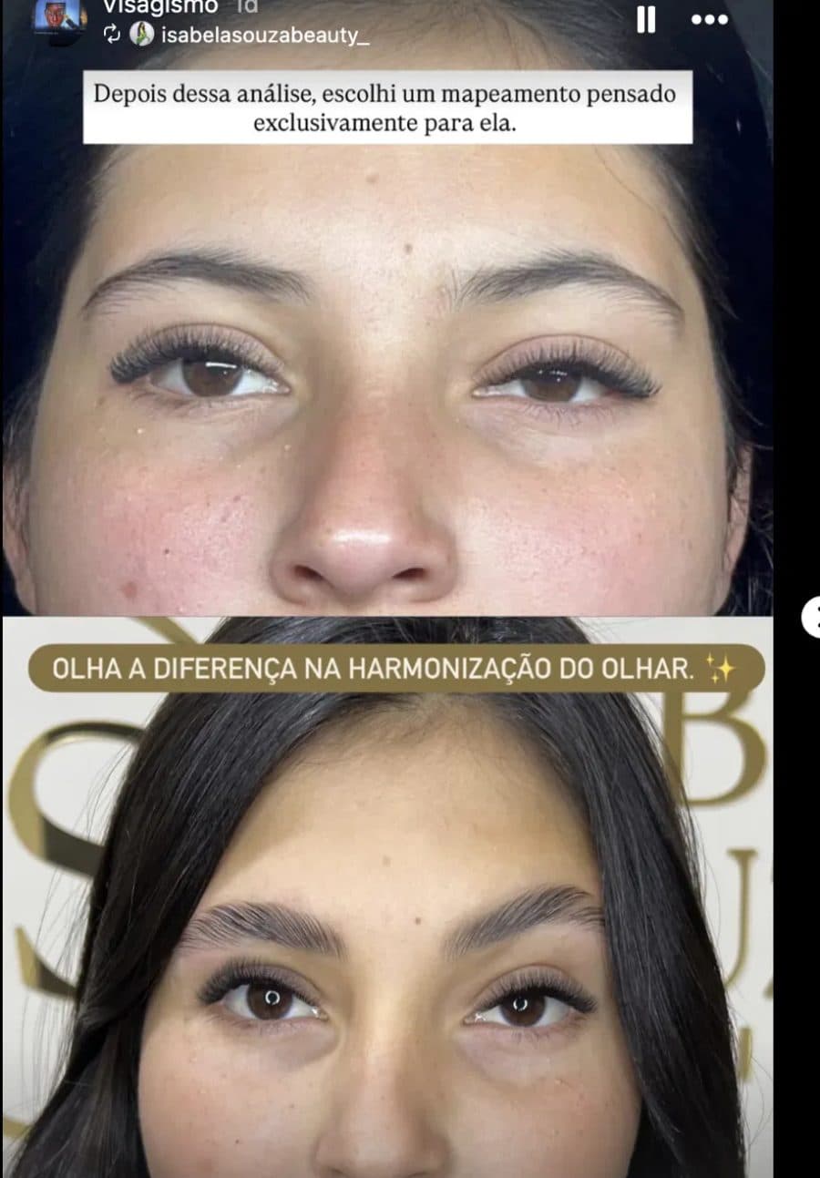 Depois — mapeamento pensado para o olhar dela